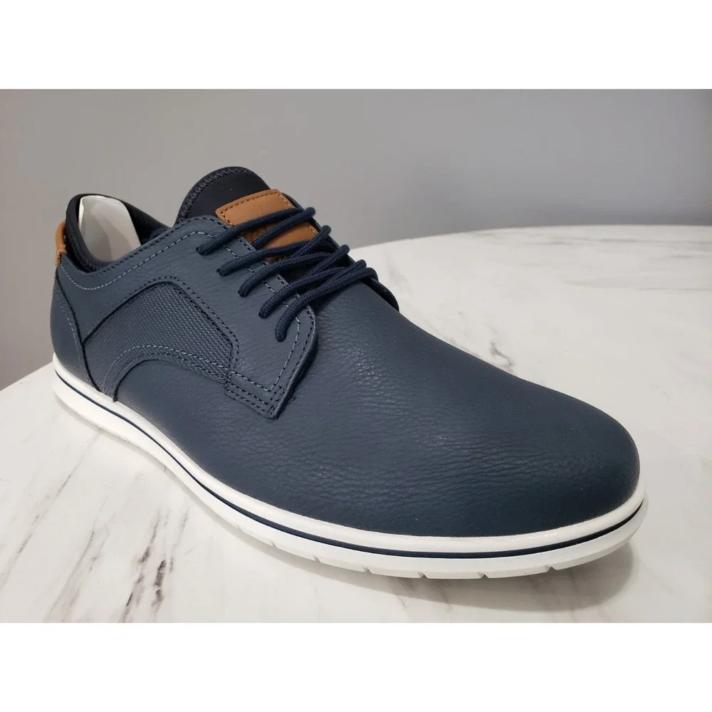 NEW NO BOX SIZE 7.5 MENS Aldo‎ Drymos-001 NAVY BLUE Shoes Dress Sneakers Work